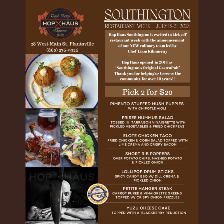 Southington Restaurant Week
